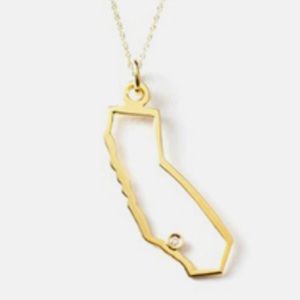 MAYA BRENNER CALIFORNIA PENDANT WITH DIAMOND